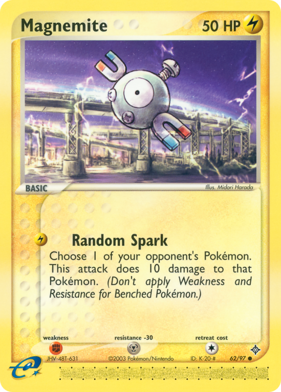Magnemite 62/97 EX Dragon