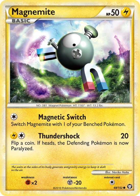 Magnemite 68/102 HeartGold & SoulSilver HS—Triumphant