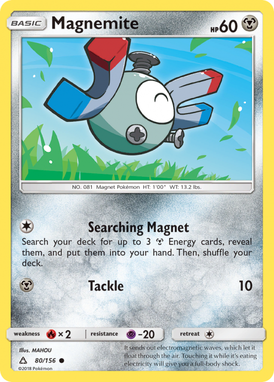 Magnemite 80/156 Sun & Moon Ultra Prism