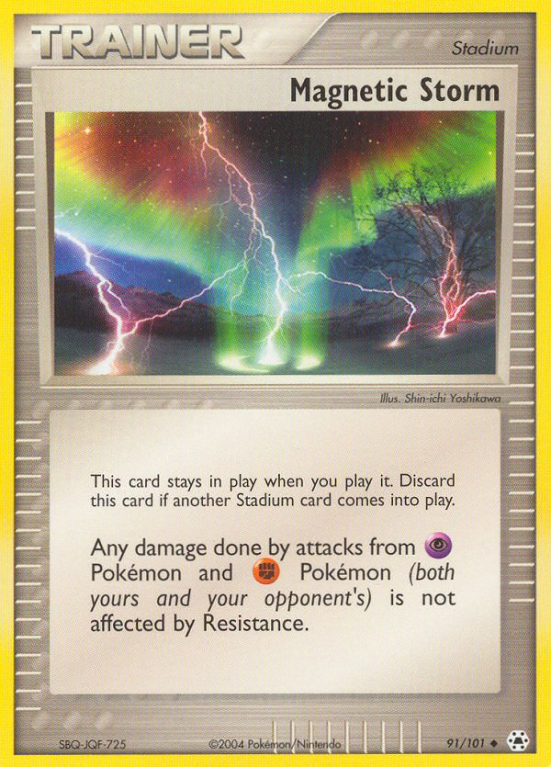 Magnetic Storm 91/101 EX Hidden Legends