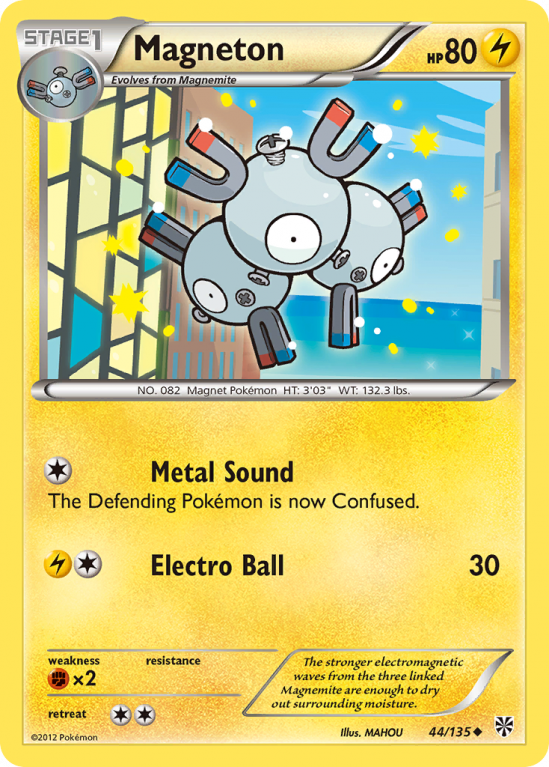 Magneton 44/135 Black & White Plasma Storm