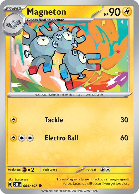 Magneton 64/197 Scarlet & Violet Obsidian Flames