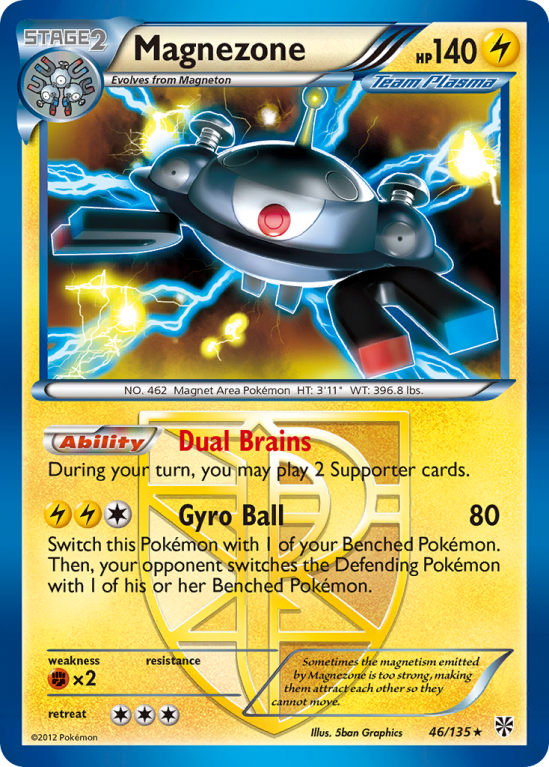 Magnezone 46/135 Black & White Plasma Storm
