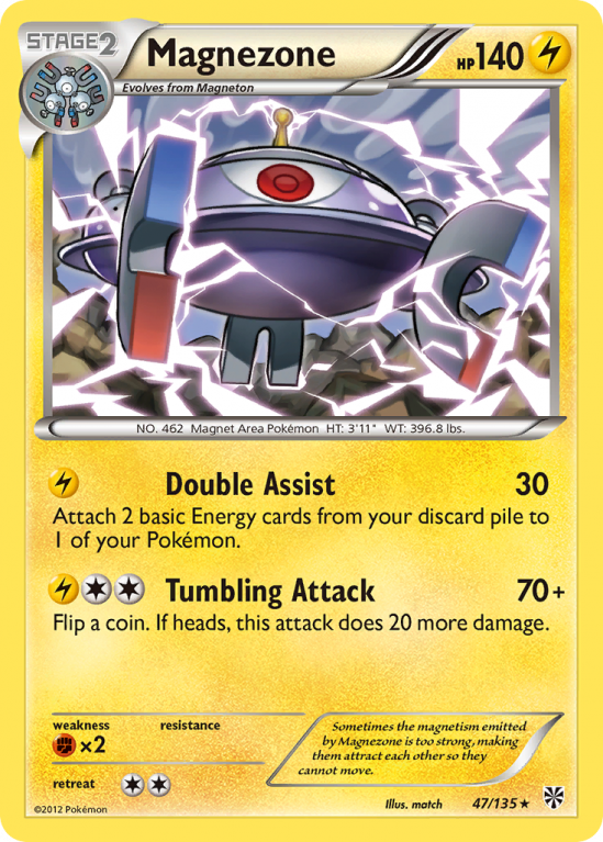 Magnezone 47/135 Black & White Plasma Storm