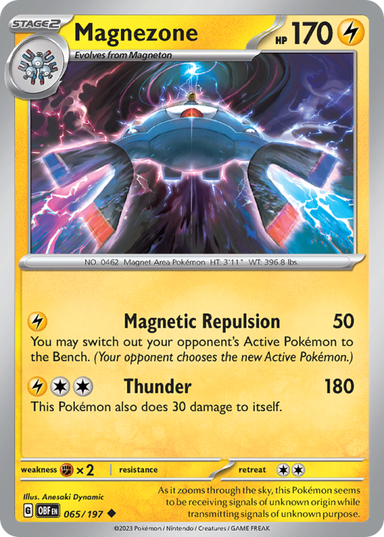 Magnezone 65/197 Scarlet & Violet Obsidian Flames