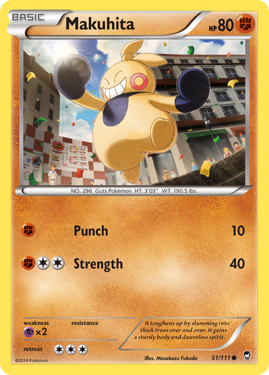 Makuhita 51/111 XY Furious Fists