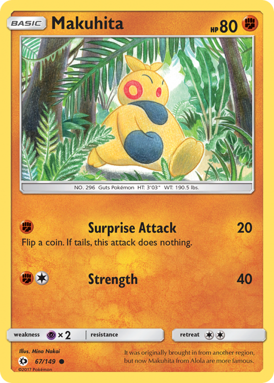 Makuhita 67/149 Sun & Moon Sun & Moon