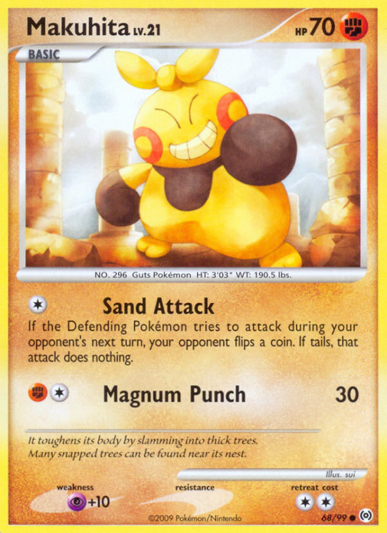 Makuhita 68/99 Platinum Arceus