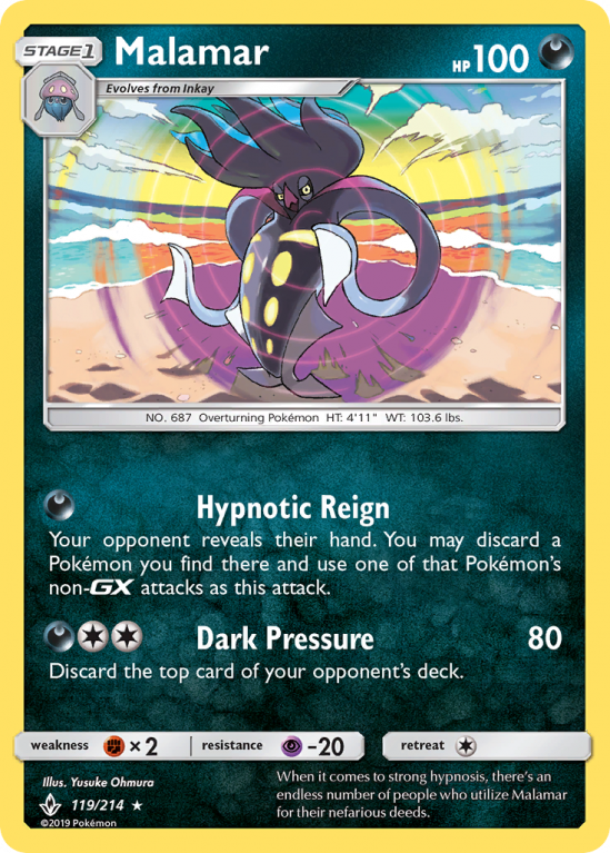 Malamar 119/214 Sun & Moon Unbroken Bonds