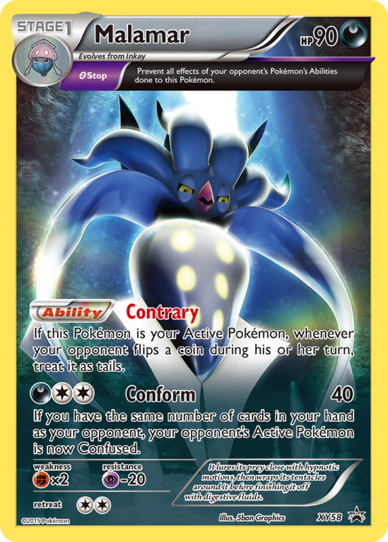 Malamar XY58/183 XY XY Black Star Promos