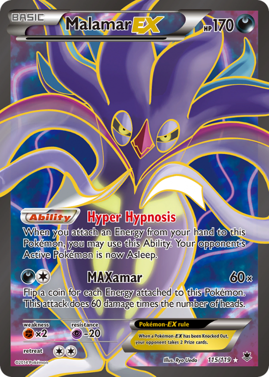 Malamar-EX 115/119 XY Phantom Forces