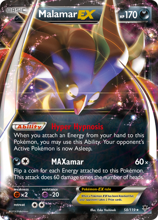 Malamar-EX 58/119 XY Phantom Forces