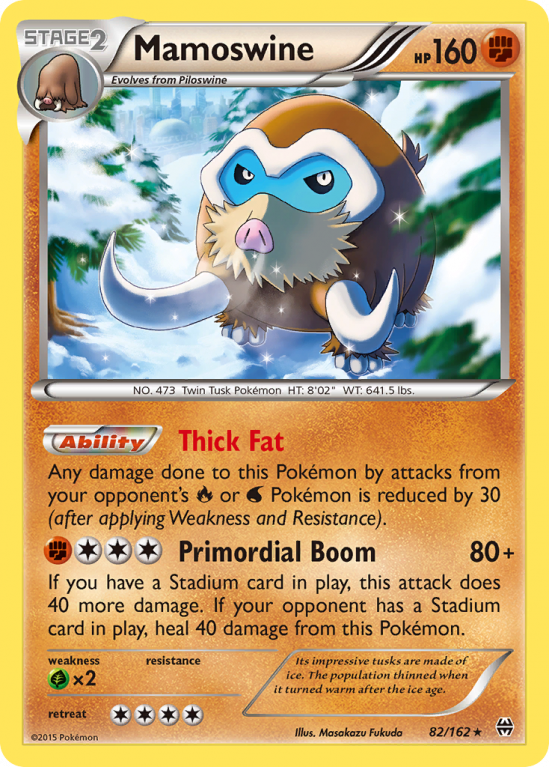 Mamoswine 82/162 XY BREAKthrough