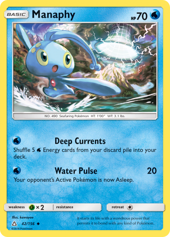 Manaphy 42/156 Sun & Moon Ultra Prism
