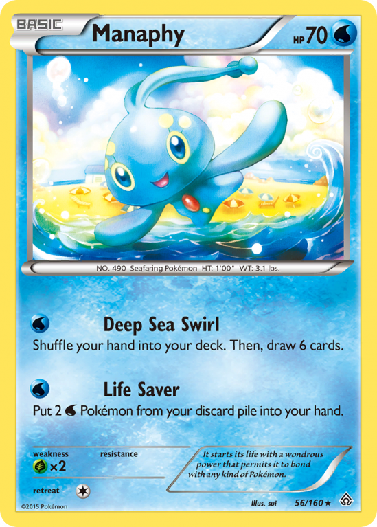 Manaphy 56/160 XY Primal Clash