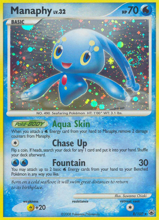 Manaphy 8/100 Diamond & Pearl Majestic Dawn