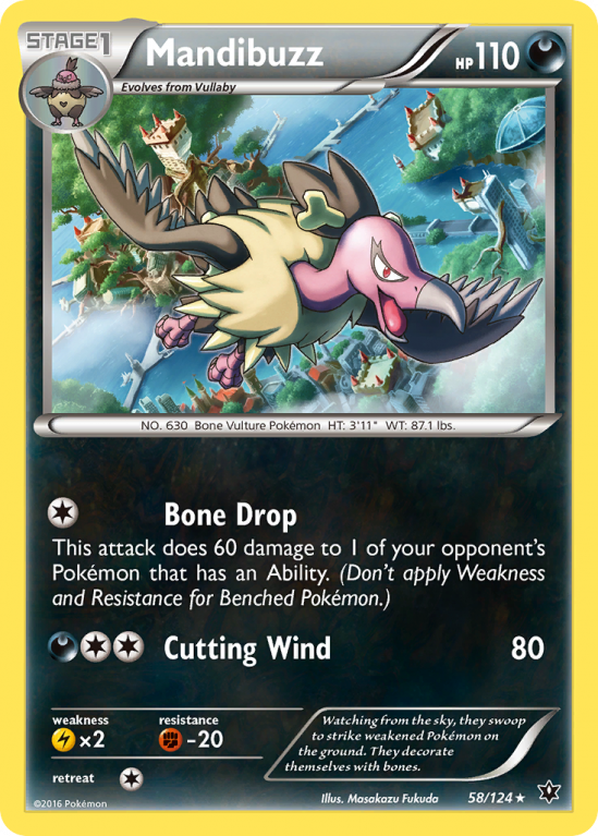 Mandibuzz 58/124 XY Fates Collide