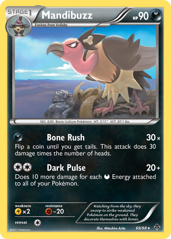 Mandibuzz 69/98 Black & White Emerging Powers