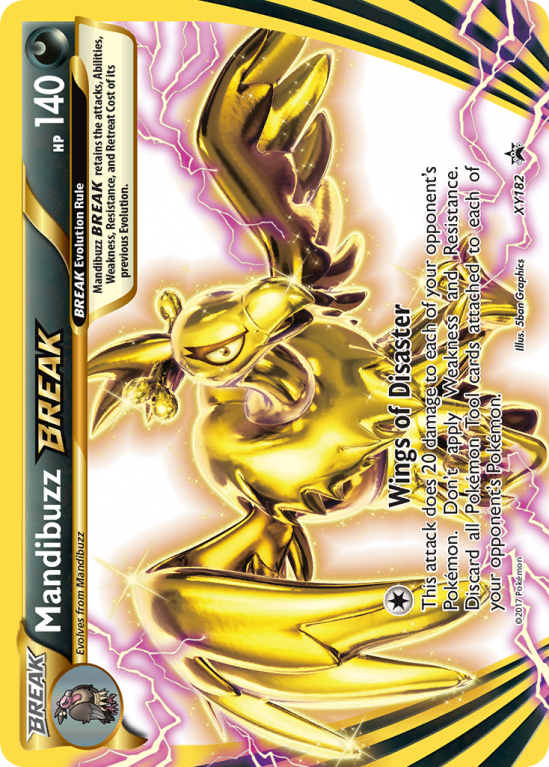 Mandibuzz BREAK XY182/183 XY XY Black Star Promos