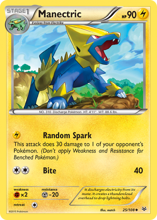 Manectric 25/108 XY Roaring Skies