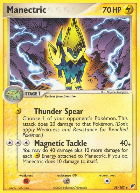 Manectric 38/107 EX Deoxys