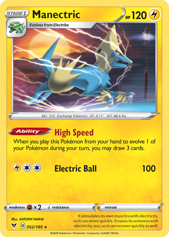 Manectric 52/185 Sword & Shield Vivid Voltage