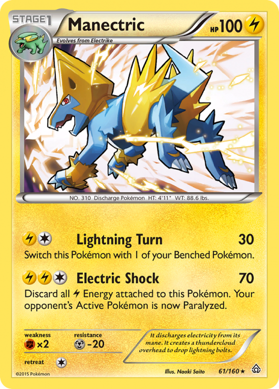 Manectric 61/160 XY Primal Clash