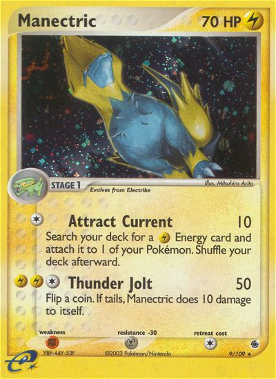 Manectric 9/109 EX Ruby & Sapphire