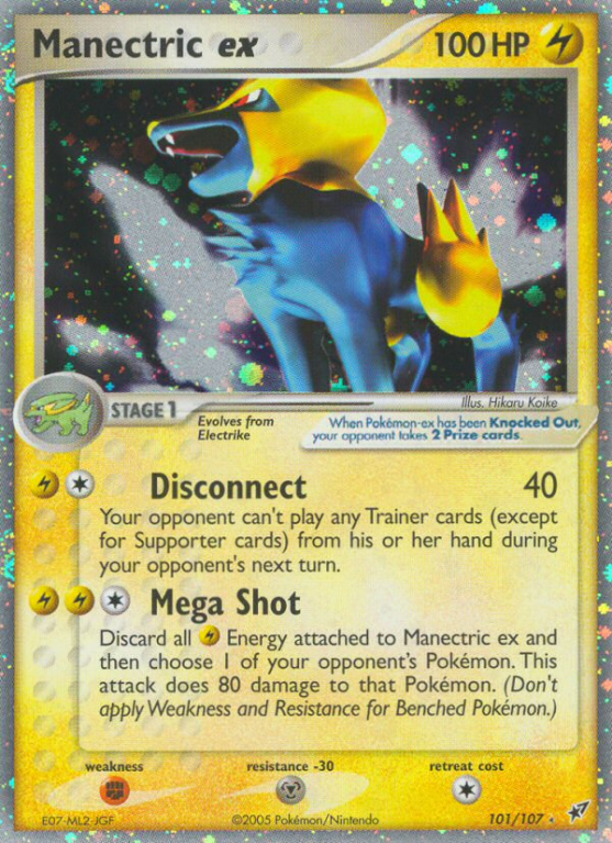 Manectric ex 101/107 EX Deoxys