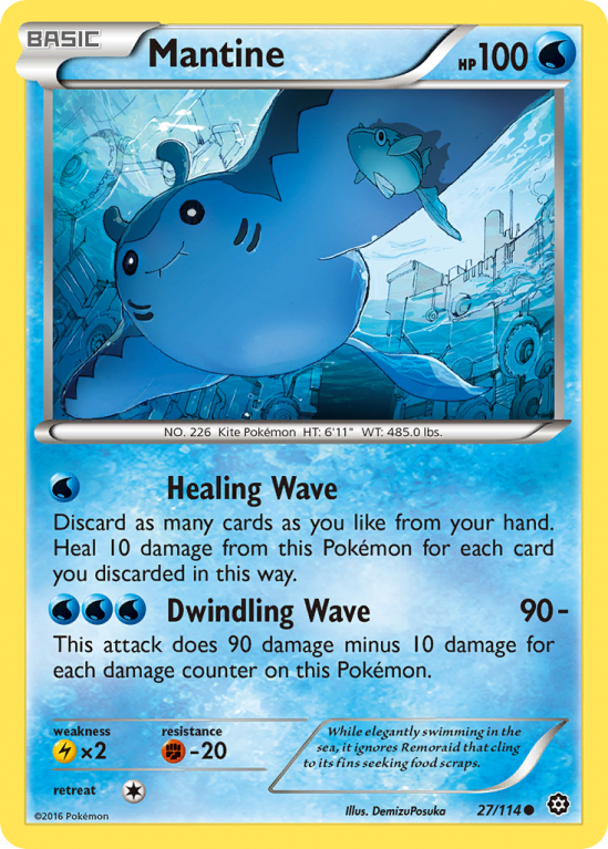 Mantine 27/114 XY Steam Siege