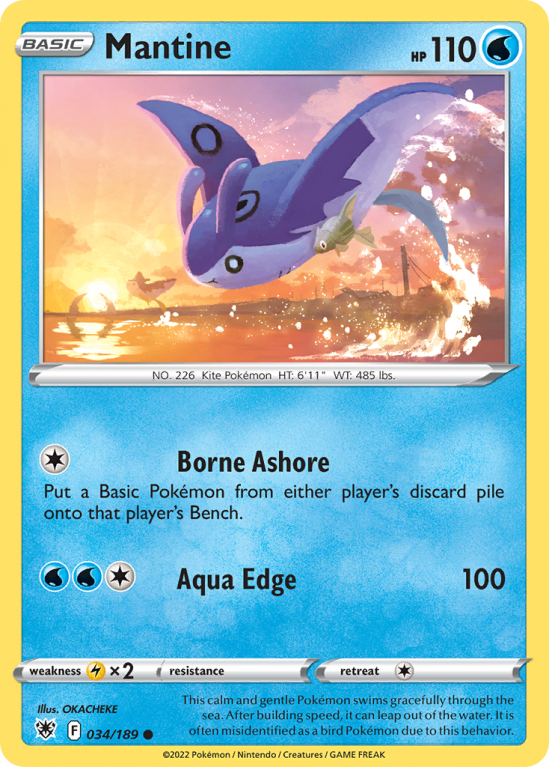Mantine 34/189 Sword & Shield Astral Radiance