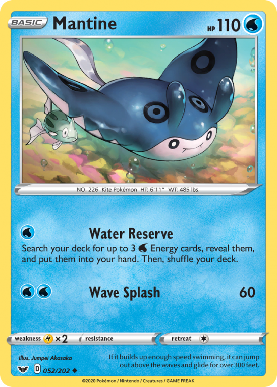 Mantine 52/202 Sword & Shield Sword & Shield