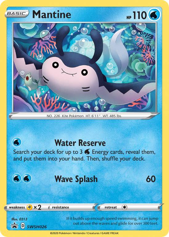 Mantine SWSH026/103 Sword & Shield SWSH Black Star Promos