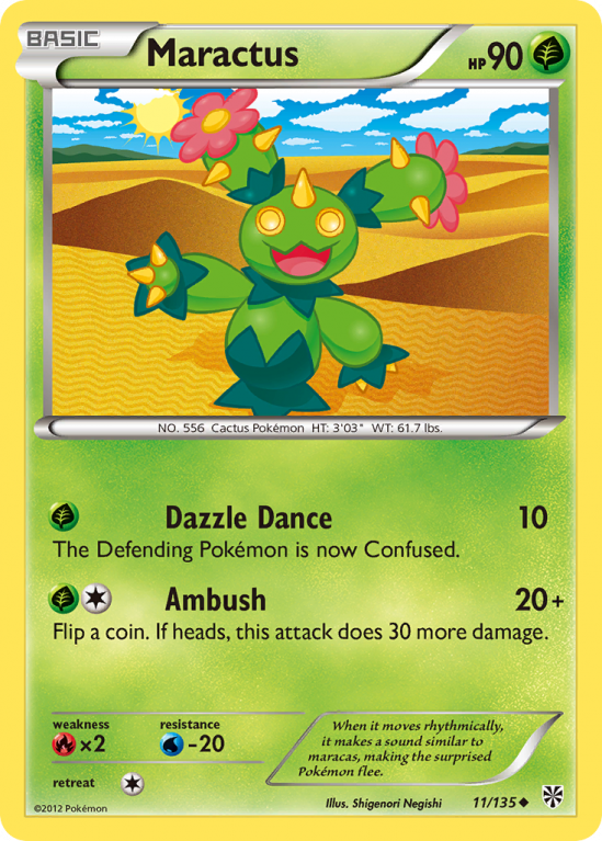 Maractus 11/135 Black & White Plasma Storm