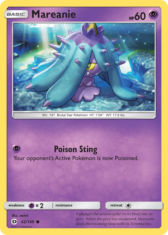 Mareanie 62/149 Sun & Moon Sun & Moon