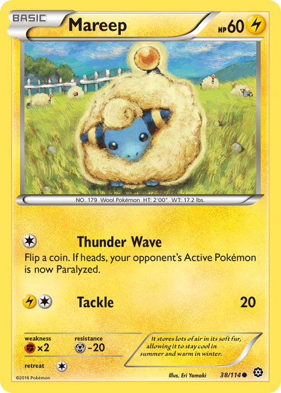 Mareep 38/114 XY Steam Siege