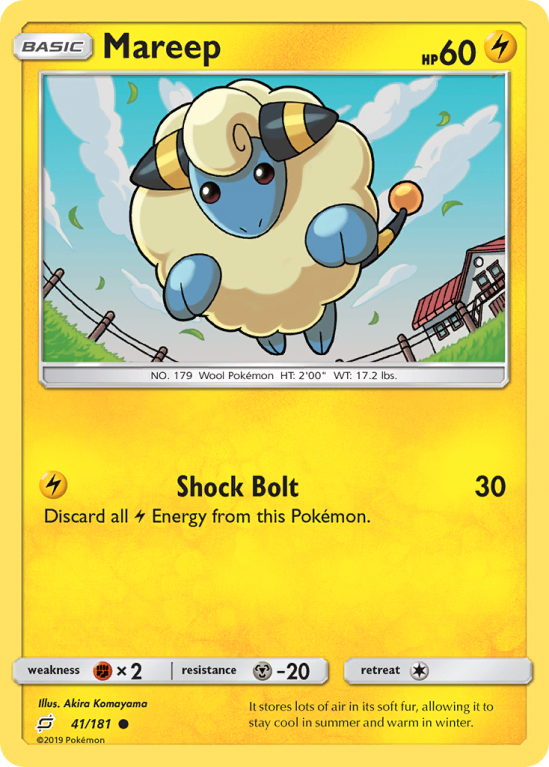 Mareep 41/181 Sun & Moon Team Up