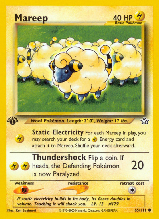 Mareep 65/111 Neo Neo Genesis