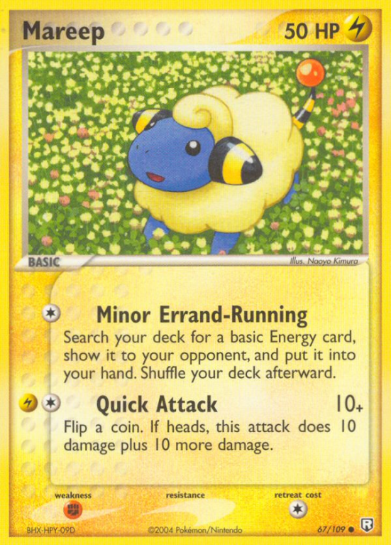 Mareep 67/109 EX Team Rocket Returns