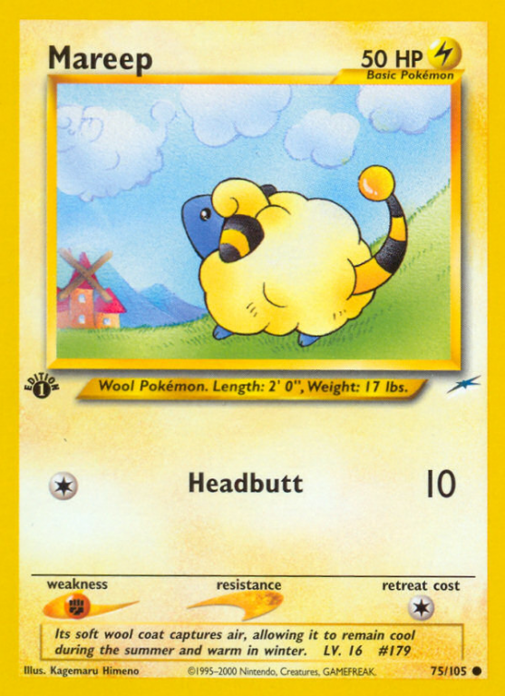 Mareep 75/113 Neo Neo Destiny