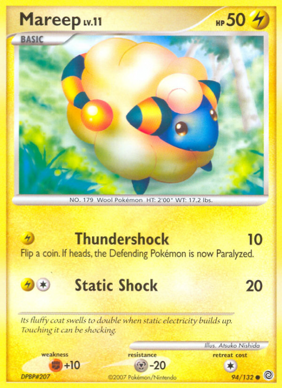 Mareep 94/132 Diamond & Pearl Secret Wonders