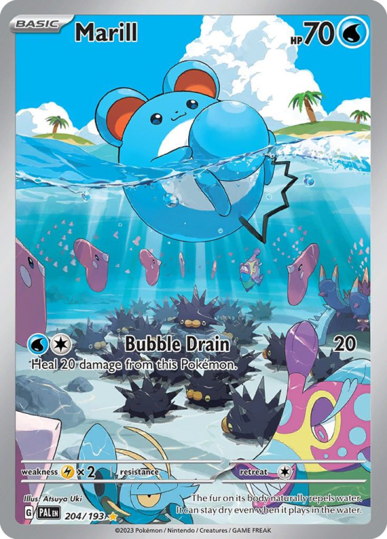 Marill 204/193 Scarlet & Violet Paldea Evolved
