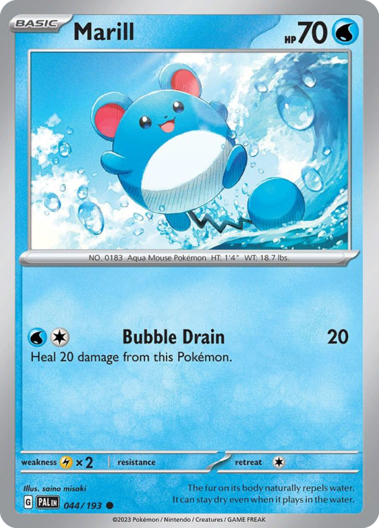 Marill 44/193 Scarlet & Violet Paldea Evolved