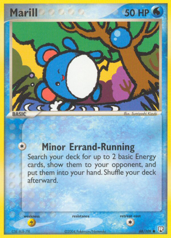 Marill 68/109 EX Team Rocket Returns