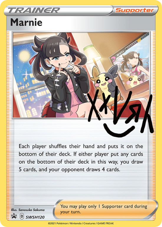 Marnie SWSH120/103 Sword & Shield SWSH Black Star Promos