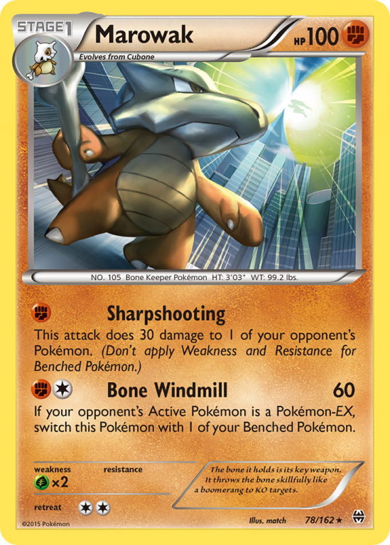 Marowak 78/162 XY BREAKthrough