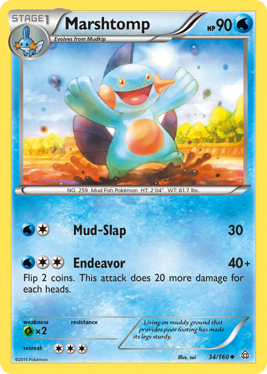Marshtomp 34/160 XY Primal Clash