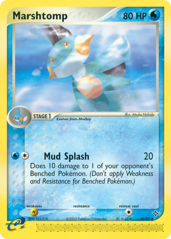 Marshtomp 36/97 EX Dragon
