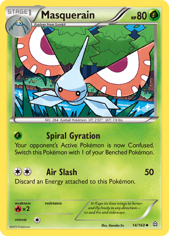 Masquerain 14/160 XY Primal Clash