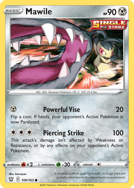 Mawile 100/163 Sword & Shield Battle Styles